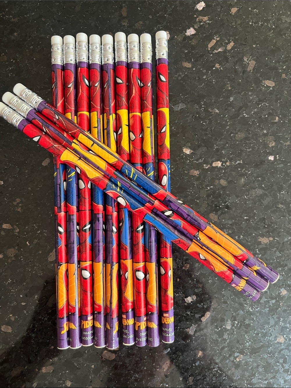 🇺🇸12 ct Spider-Man Character Pencils